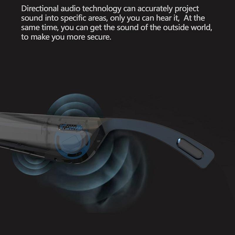 V562-A1060668450DBT-202505261808-10 Waterproof Bluetooth Glasses Earphone - Mini Binaural Smart Call - Black Sunglasses - Image 11