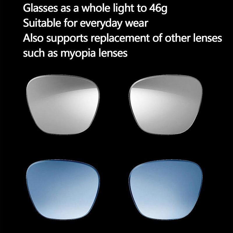 V562-A1060668450DBT-202505261808-11 Waterproof Bluetooth Glasses Earphone - Mini Binaural Smart Call - Black Sunglasses - Image 12