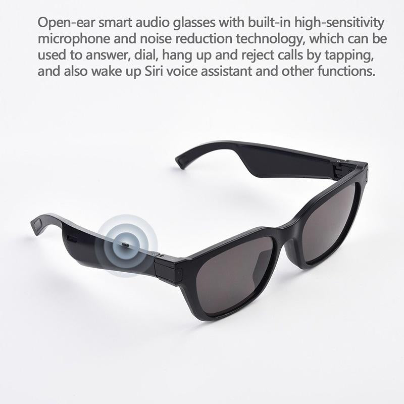 V562-A1060668450DBT-202505261808-12 Waterproof Bluetooth Glasses Earphone - Mini Binaural Smart Call - Black Sunglasses - Image 13