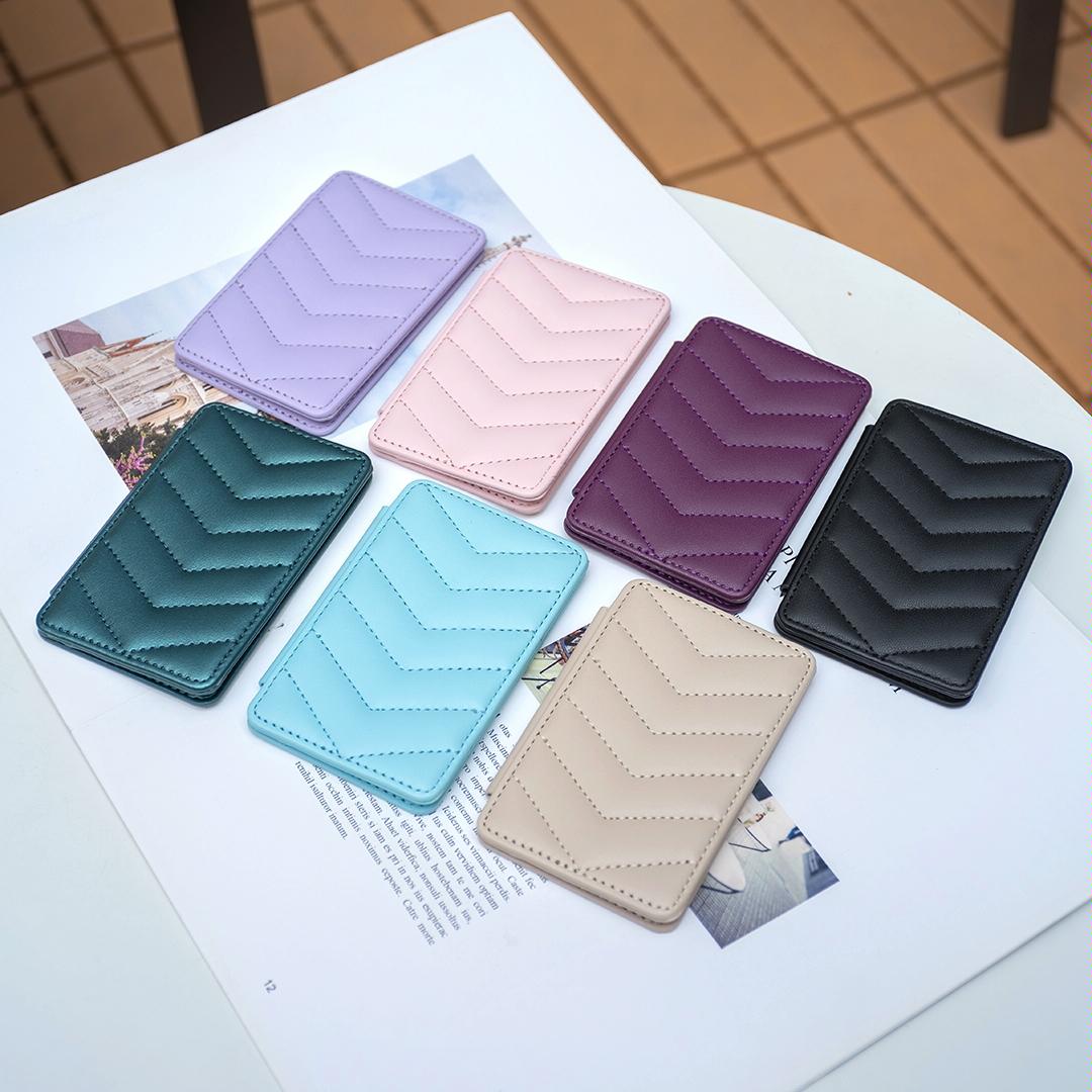 V562-A106239400ADE-202503281921-06 Wave Pattern Card Bag Back Sticker For Mobile Phones - Dark Purple - Image 7