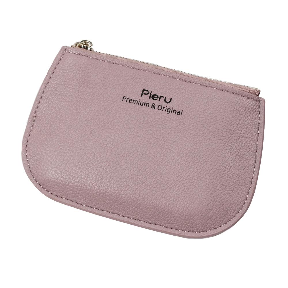 V562-A1063074060DBT-202503282011-01 Ultra Thin Zippered Mini Wallet For Women Compact Coin Purse - Yellow - Image 2
