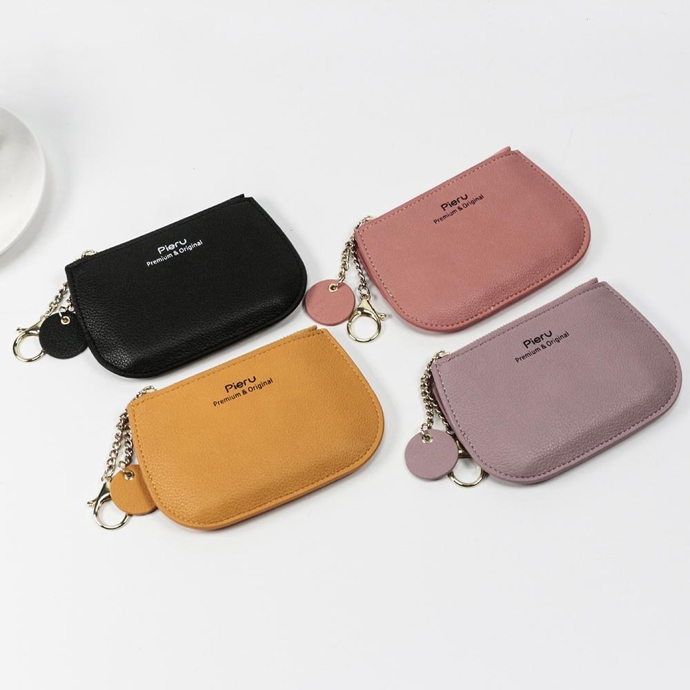 V562-A1063074060DBT-202503282011-07 Ultra Thin Zippered Mini Wallet For Women Compact Coin Purse - Yellow - Image 8