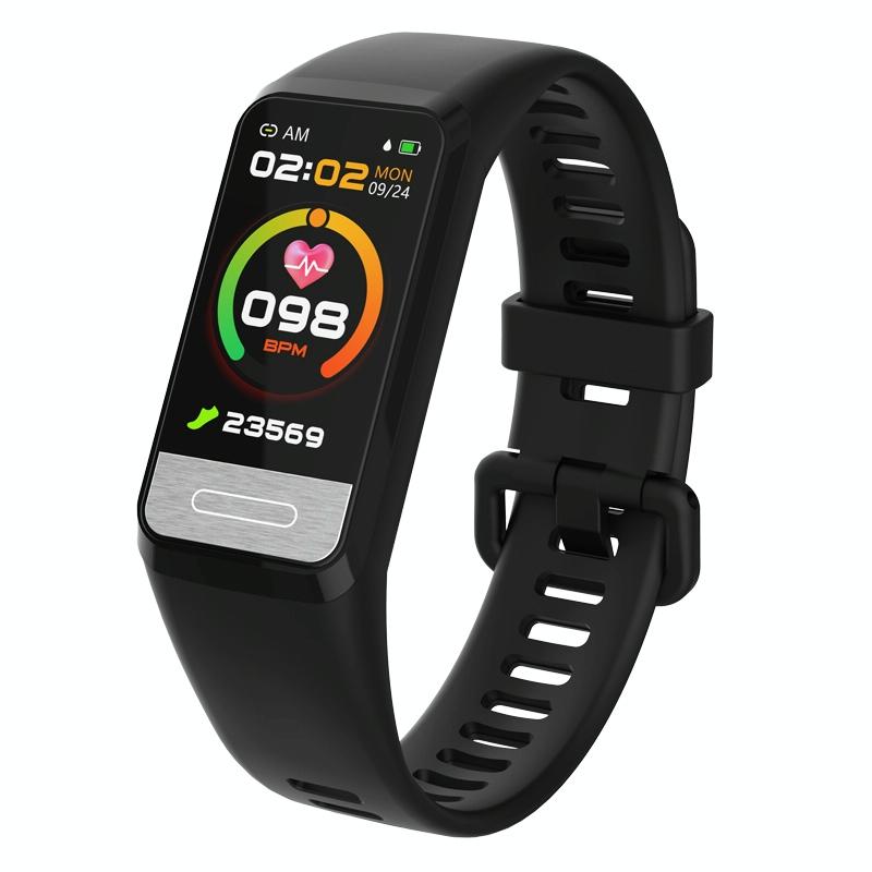 V562-A106452600ADE-202504252148-00 Smart Bracelet With Blood Oxygen Monitoring And Tft Hd Screen - Black - Image 1