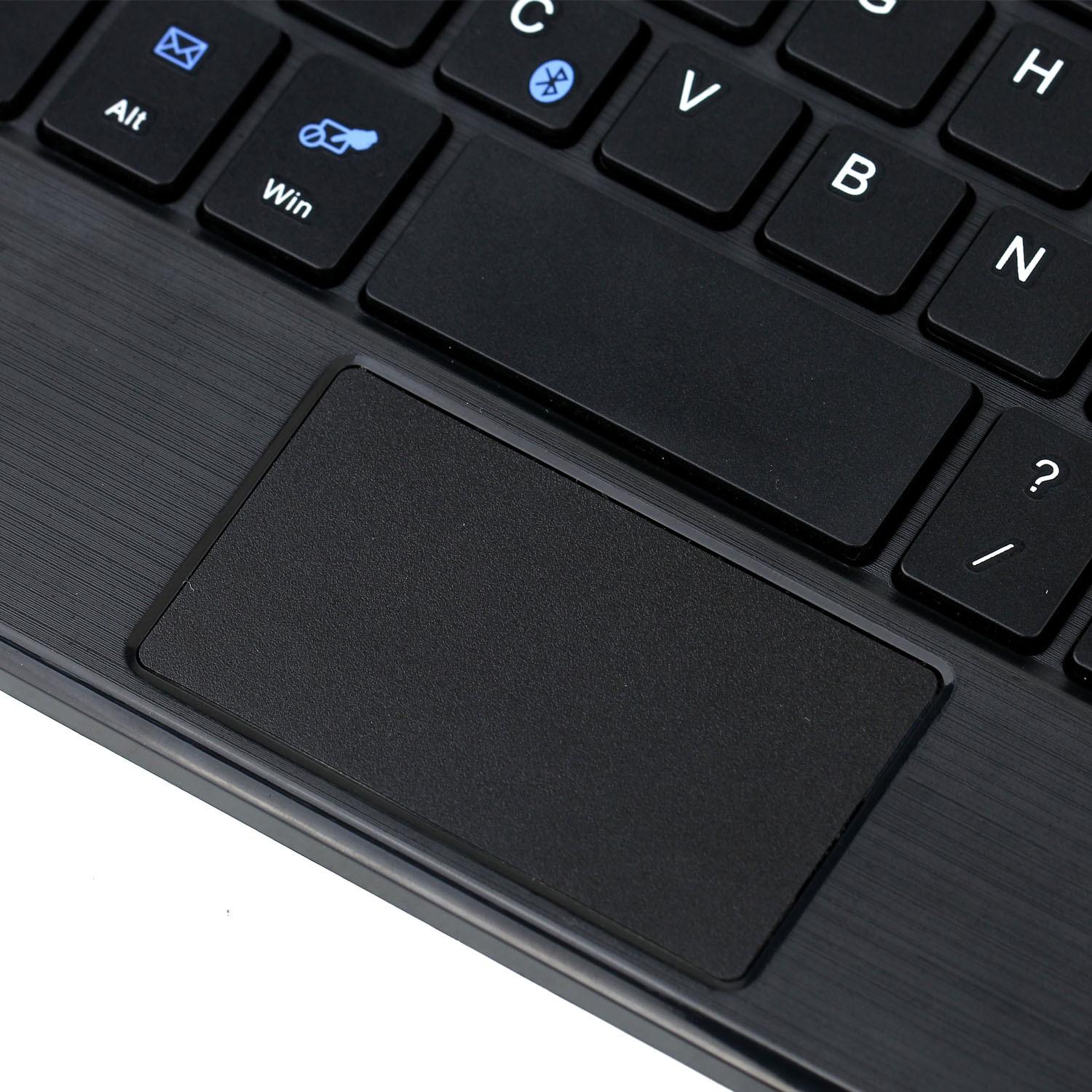 V562-A106880200ADE-202504291927-05 Detachable Bluetooth Keyboard Leather Tablet Case For Ipad Mini 6 With Touchpad & Holder - Black - Image 6