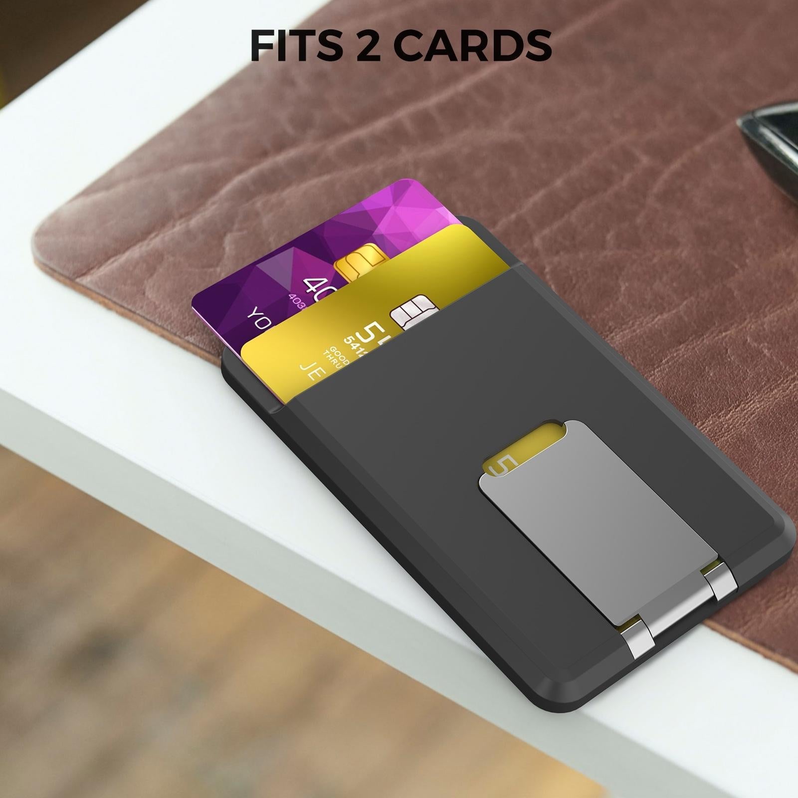 V562-A1073853060DBT-202503280212-03 Universal Mobile Phone Card Holder Organizer Bag - Black - Image 4