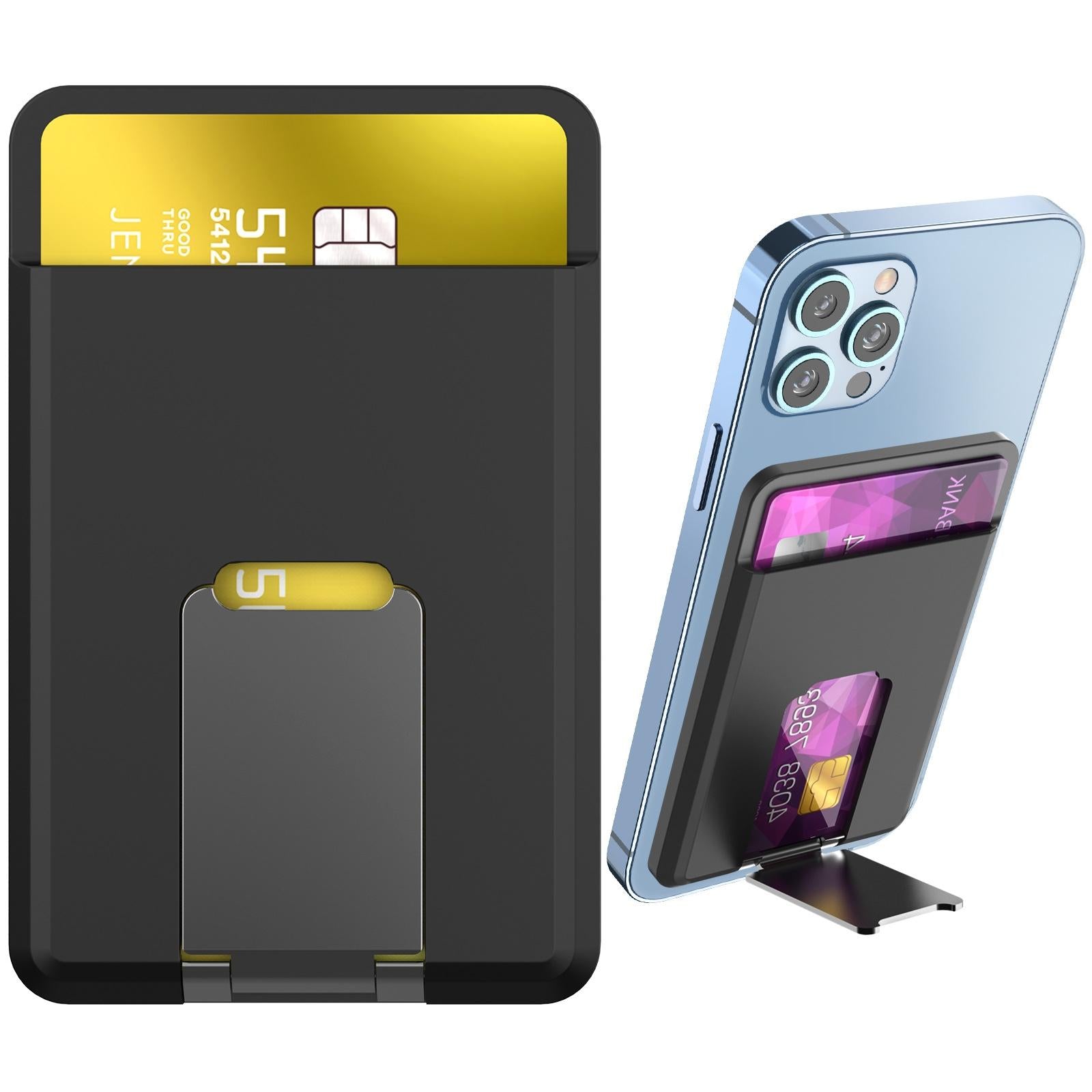 V562-A1073853060DBT-202503280212-11 Universal Mobile Phone Card Holder Organizer Bag - Black - Image 12