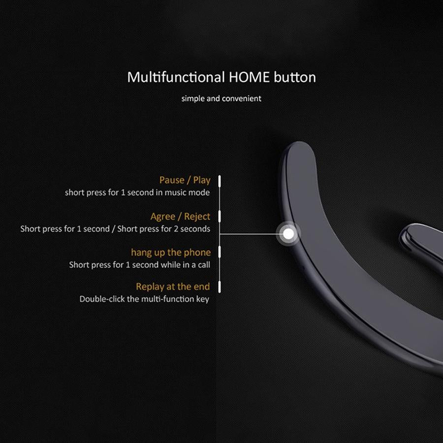 V562-A1077342210DBT-202505222011-04 Waterproof Wireless Earphone with Mic for Android / Iphone - Black - Image 5