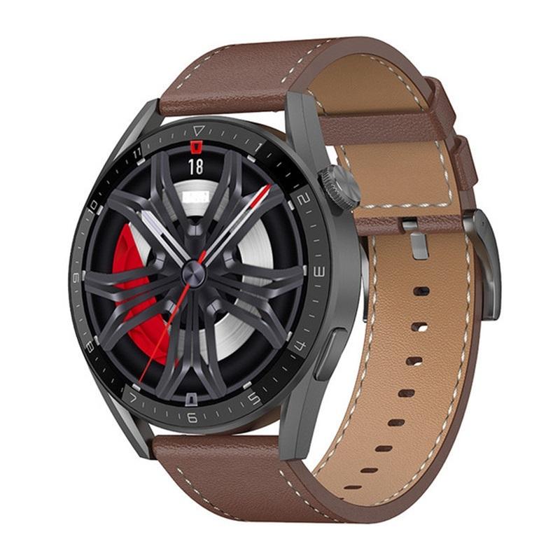 V562-A108127100AYS-202504252135-00 Smart Leather Watch With Colour Screen - Black - Image 1