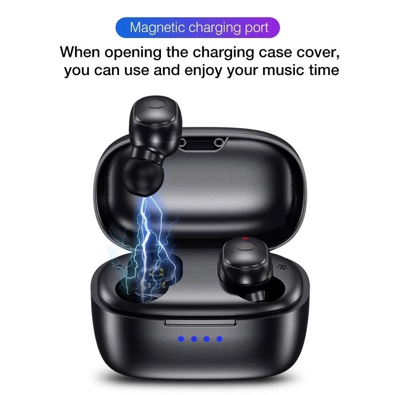 V562-A108266100AYS-202502241435-06 Waterproof Mini Touch-control Bluetooth Earphones with Noise Cancelling - Black - Image 7