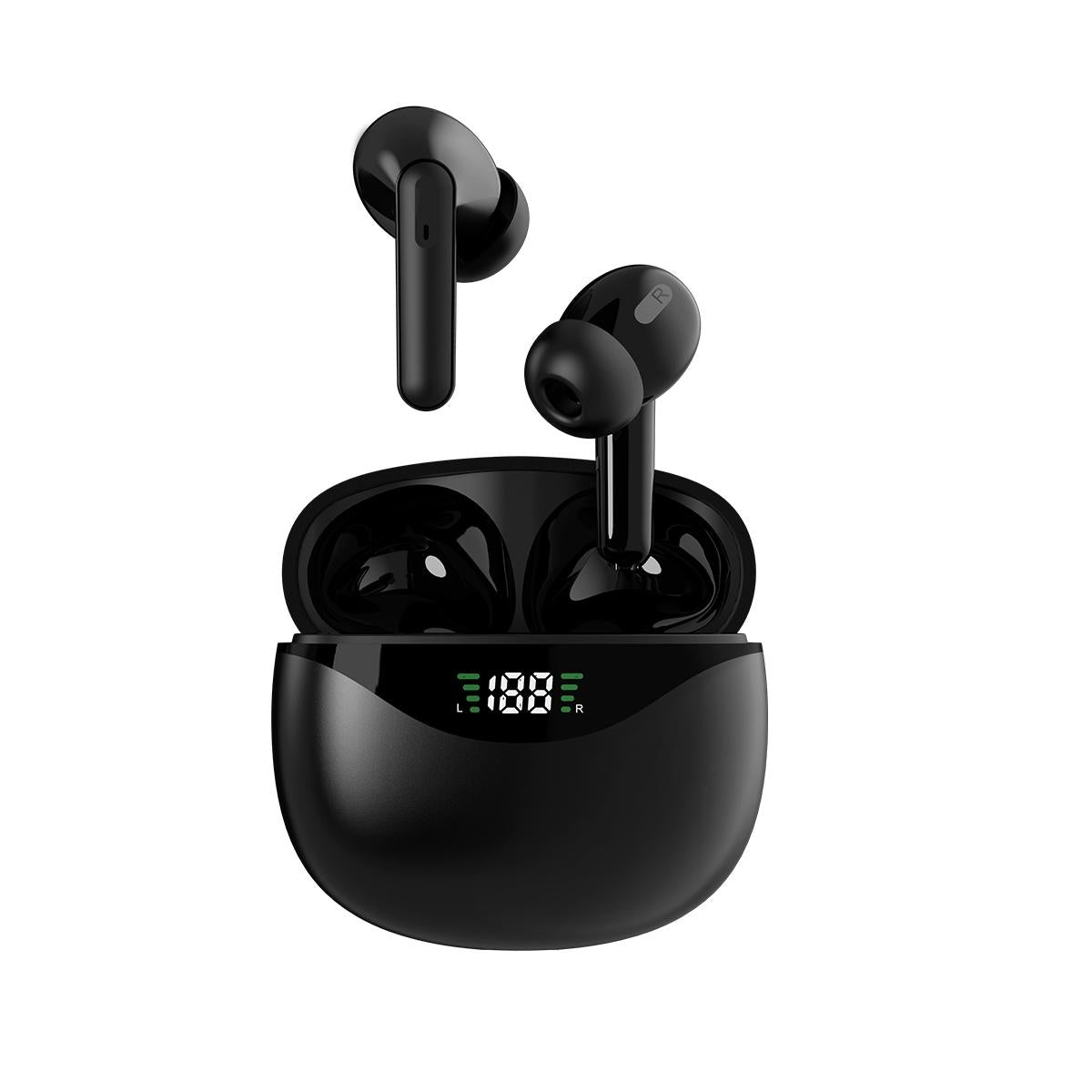 V562-A108438300ADE-202505231828-00 Wireless Tws Bluetooth Earphones - Stereo Sound - Black - Image 1
