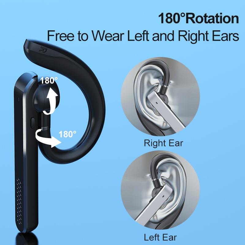 V562-A108475600ADE-202505261713-03 Wireless Bluetooth Earphone with Noise Reduction - Ear-mounted - Black - Image 4