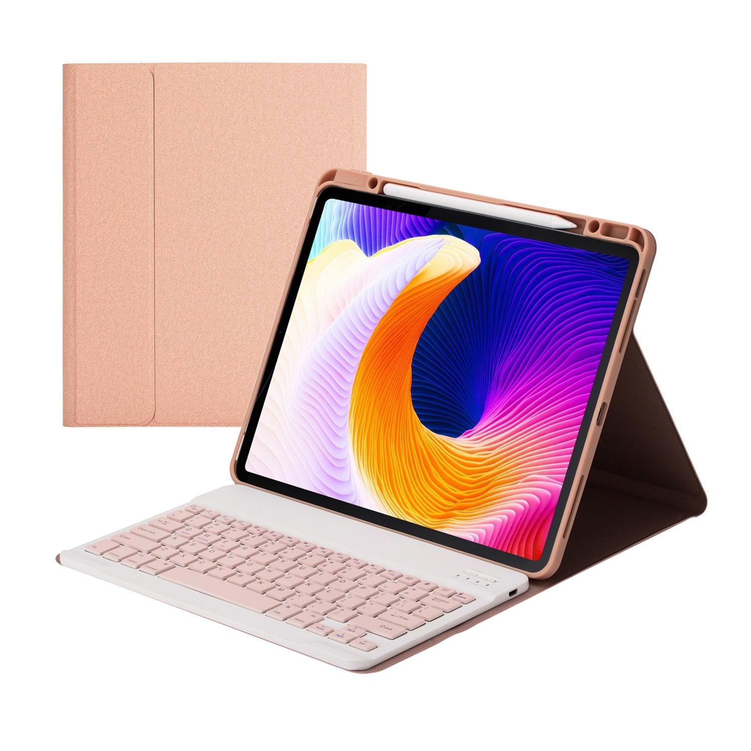 V562-A108496100ADE-202504291822-01 Detachable Bluetooth Keyboard Tablet Case For Ipad Pro 12.9 With Holder Pen Slot - Black - Image 2