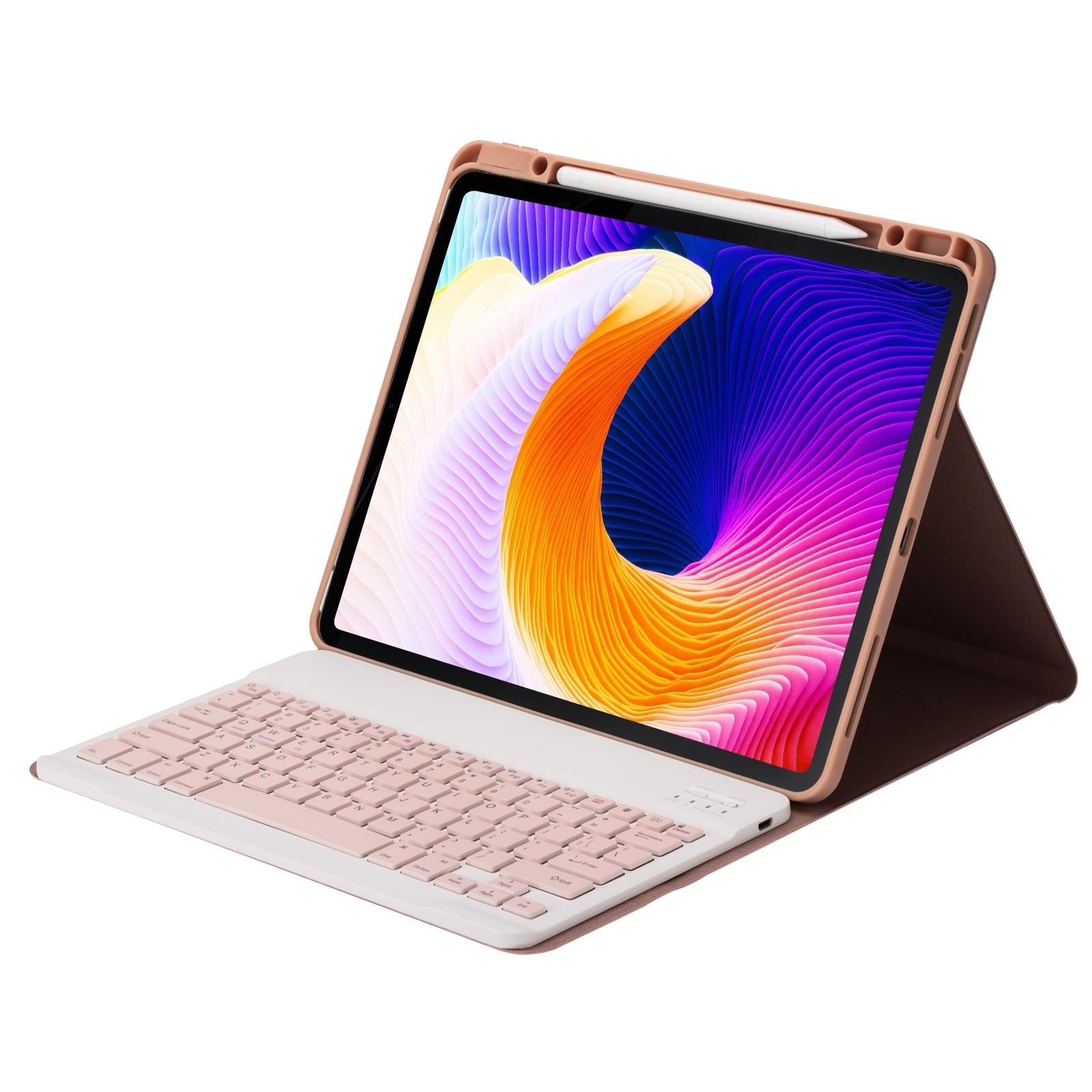 V562-A108496100ADE-202504291822-04 Detachable Bluetooth Keyboard Tablet Case For Ipad Pro 12.9 With Holder Pen Slot - Black - Image 5