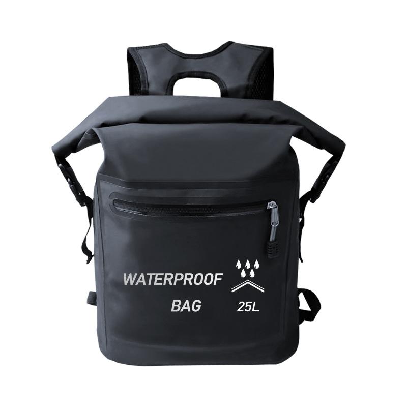V562-A1086372060DBT-202503032035-01 25L Waterproof Beach Bag For Swimming And Upstream Activities Black - Image 2