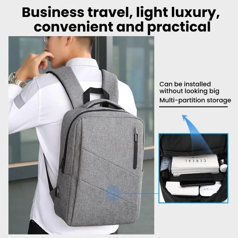 V562-A1092595060DBT-202505191546-06 Anti Theft Usb Backpack For Business & School - Gray - Image 7