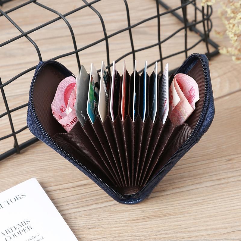 V562-A1099965950DBT-202503280217-07 Woven Mini Coin Purse For Ladies Student Id & Card Holder - Black - Image 8