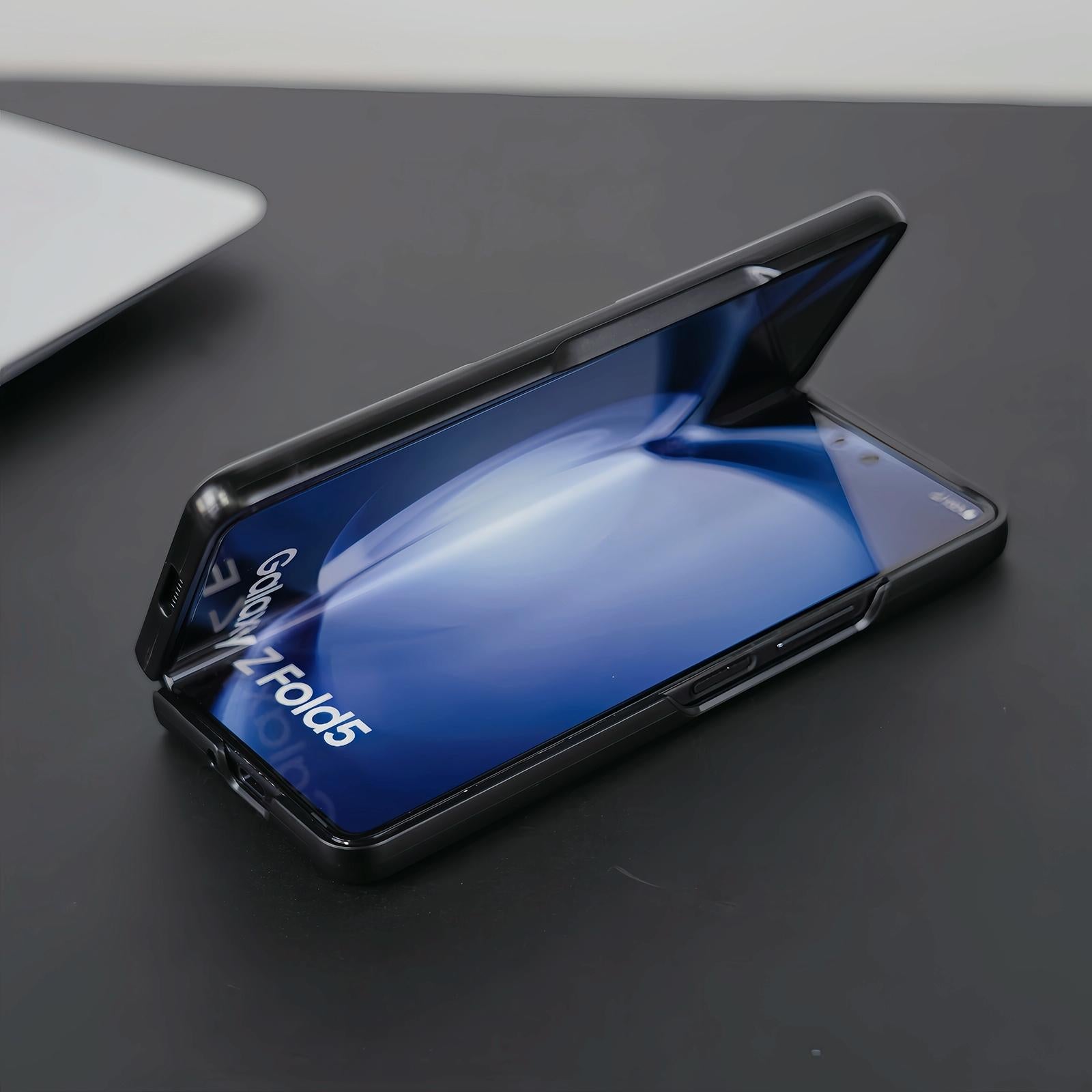 V562-A200371600ADE-202503211441-05 For Samsung Galaxy Z Fold4 5G Foldable Diamond Case - Compact And Stylish - Flash Black - Image 6