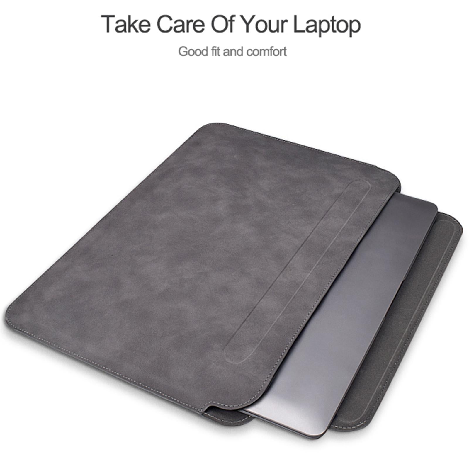V562-A207767100ADE-202504021930-06 Lightweight Sheepskin Notebook Liner Bag - Deep Space Gray 14.1-15.4 Inch - Image 7