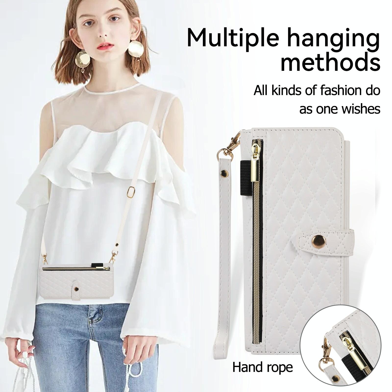 V562-A307541500ADE-202503211405-14 For Samsung Galaxy Z Fold4 5G Foldable Diamond Lattice Phone Case - White - Image 15