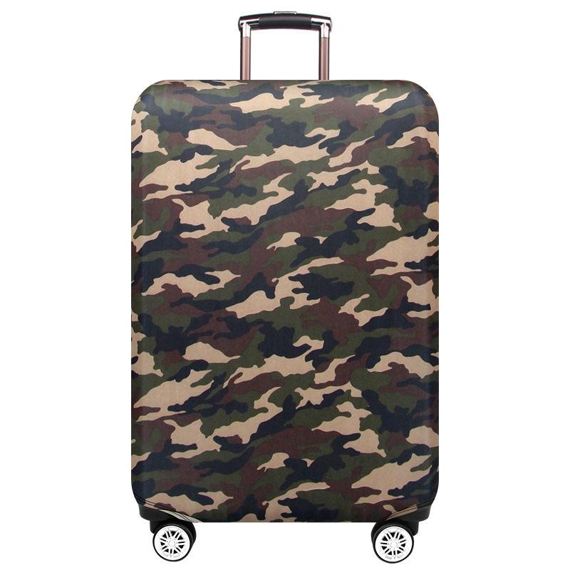 V562-A4039543060DBT-202502281721-00 Xl Dustproof Travel Trolley Suitcase Cover - Wear-resistant - Camouflage 1 - Image 1