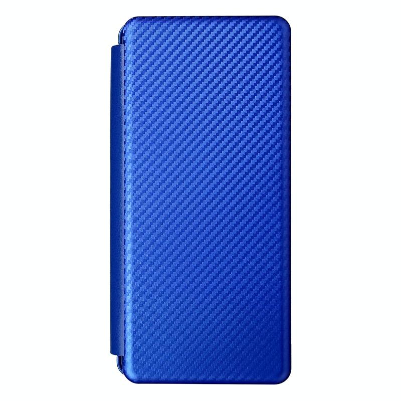 V562-A404995300ADE-202505291330-02 For Samsung Galaxy Z Fold4 5G Carbon Fiber Flip Leather Case - Pink - Image 3