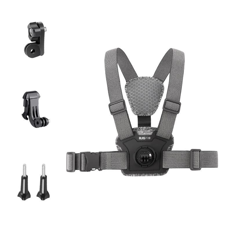 V562-A503673600ADE-202505212005-15 Adjustable Chest Strap with Mount and Screw - 6 In 1 360 Phone Clamp - Image 16