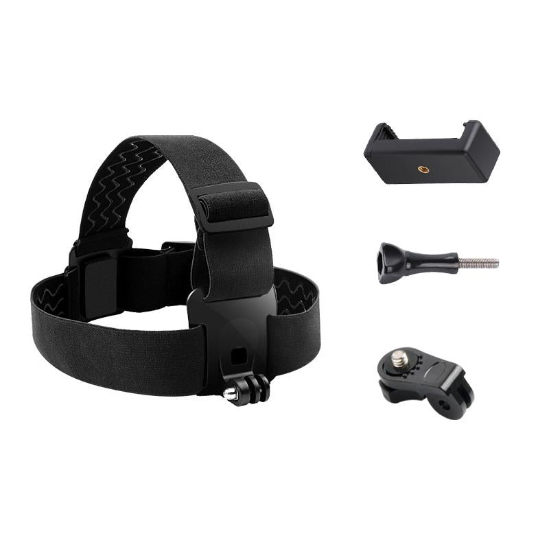 V562-B0461ACD-202503062110-01 Adjustable Head Strap with Phone Clamp for Gopro and Action Cameras - Image 2