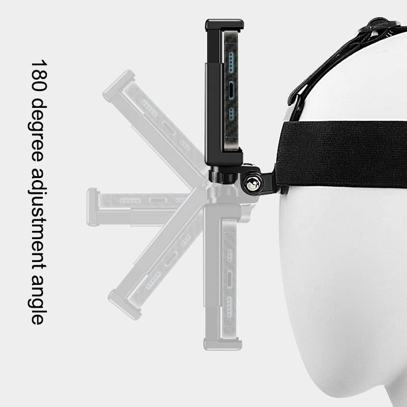 V562-B0461ACD-202503062110-06 Adjustable Head Strap with Phone Clamp for Gopro and Action Cameras - Image 7