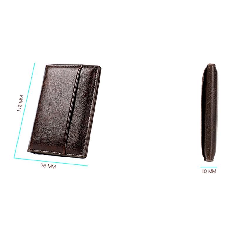 V562-B100198200ADE-202503280306-02 Ultra Thin Pu Leather Card Holder Mini - Blue - Image 3