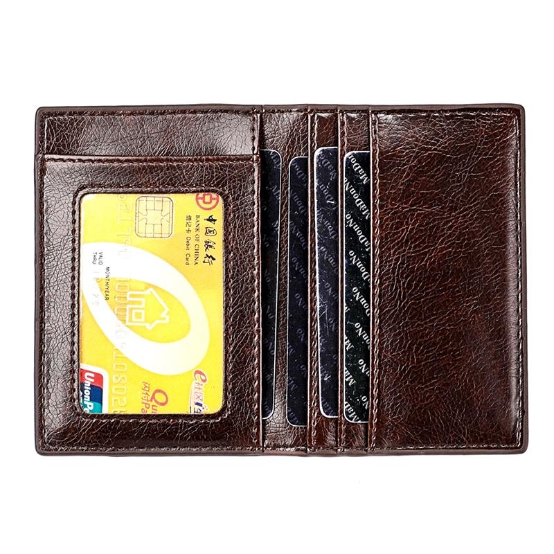 V562-B100198200ADE-202503280306-04 Ultra Thin Pu Leather Card Holder Mini - Blue - Image 5