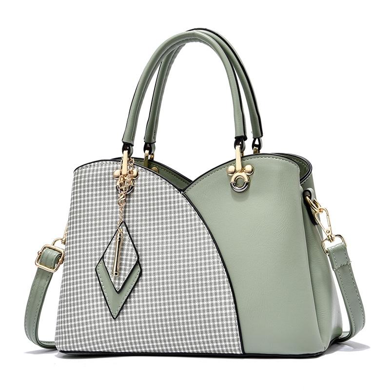 V562-B1004522060DBT-202504251717-12 Spacious Texture Handbag - Large Capacity - Khaki - Image 13