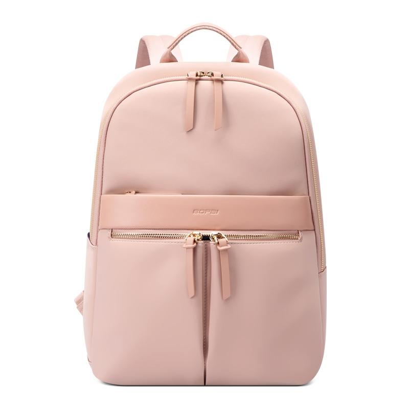 V562-B1008064060DBT-202502281905-00 Waterproof 14-inch Laptop Backpack - Lightweight and Casual - Pink - Image 1