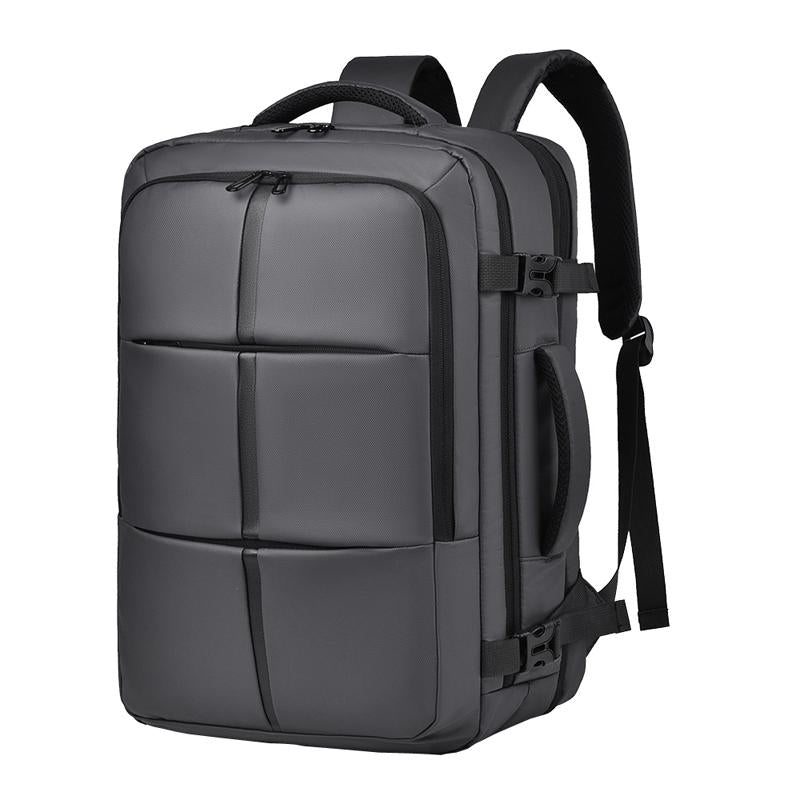V562-B1009435060DBT-202505191637-00 Large Capacity Expandable Business Backpack - Gray - Image 1