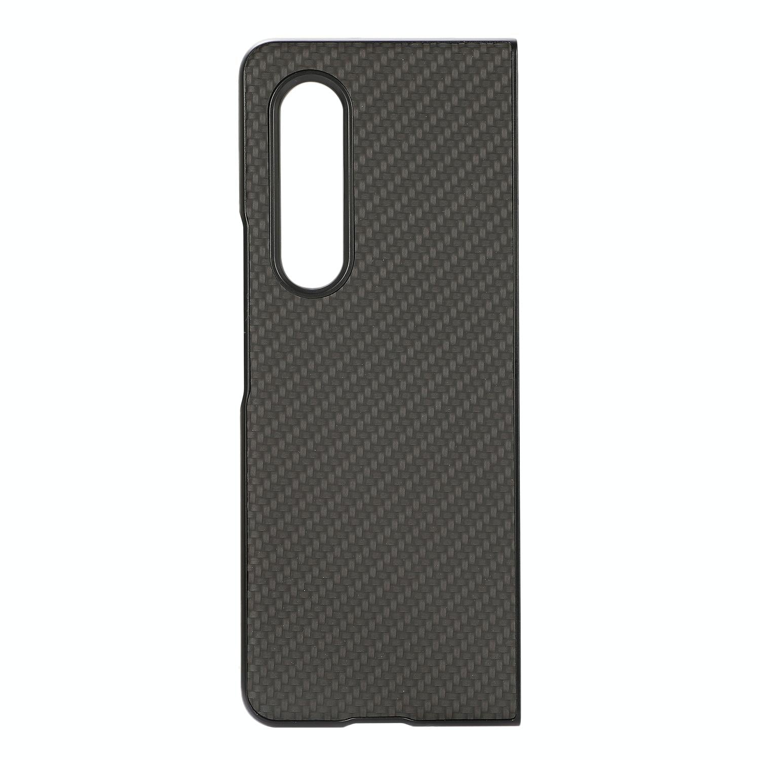V562-B101470300ADE-202504292045-12 For Samsung Galaxy z Fold4 5G Carbon Fiber Texture Leather Phone Case - Pu Material - Red - Image 13