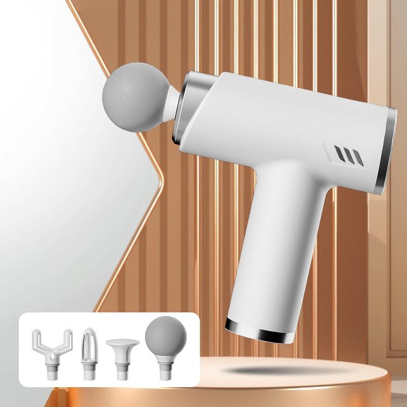 V562-B1020474060DBT-221657-11 Silent Fascia Gun For Muscle Relaxation - High Frequency Vibration Massager - Khaki - Image 12