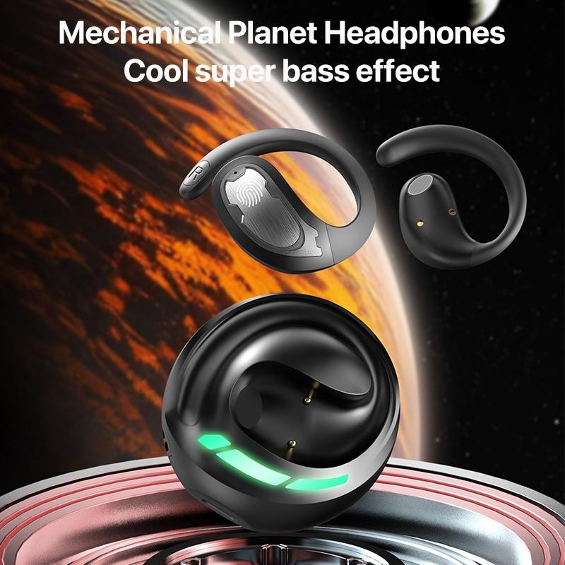 V562-B102319600ADE-202505261731-03 Wireless Bluetooth Earphones for Mechanical Planet - Ear-mounted - Black - Image 4