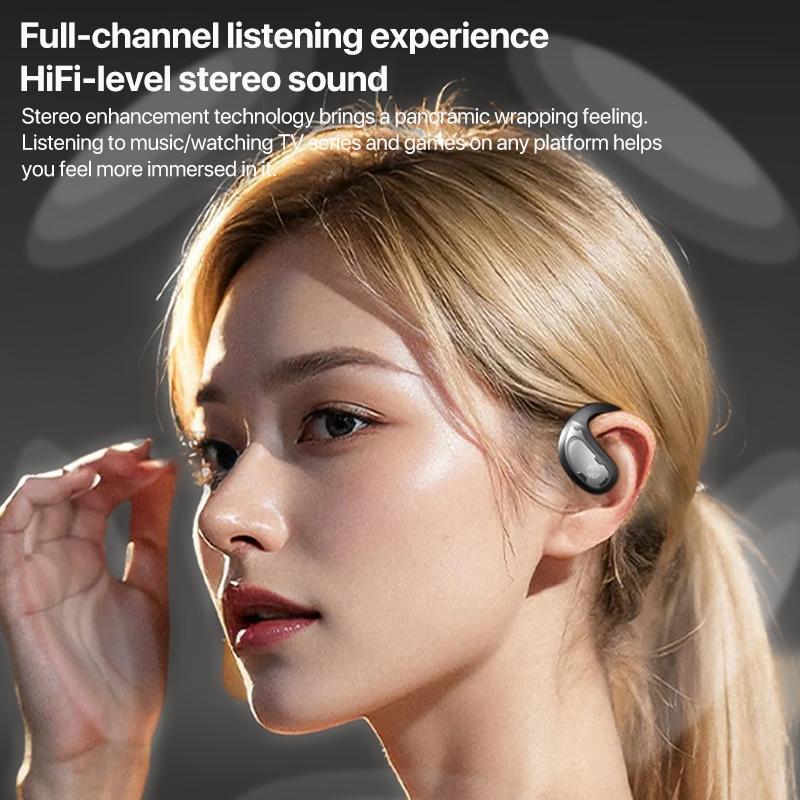 V562-B102319600ADE-202505261731-05 Wireless Bluetooth Earphones for Mechanical Planet - Ear-mounted - Black - Image 6