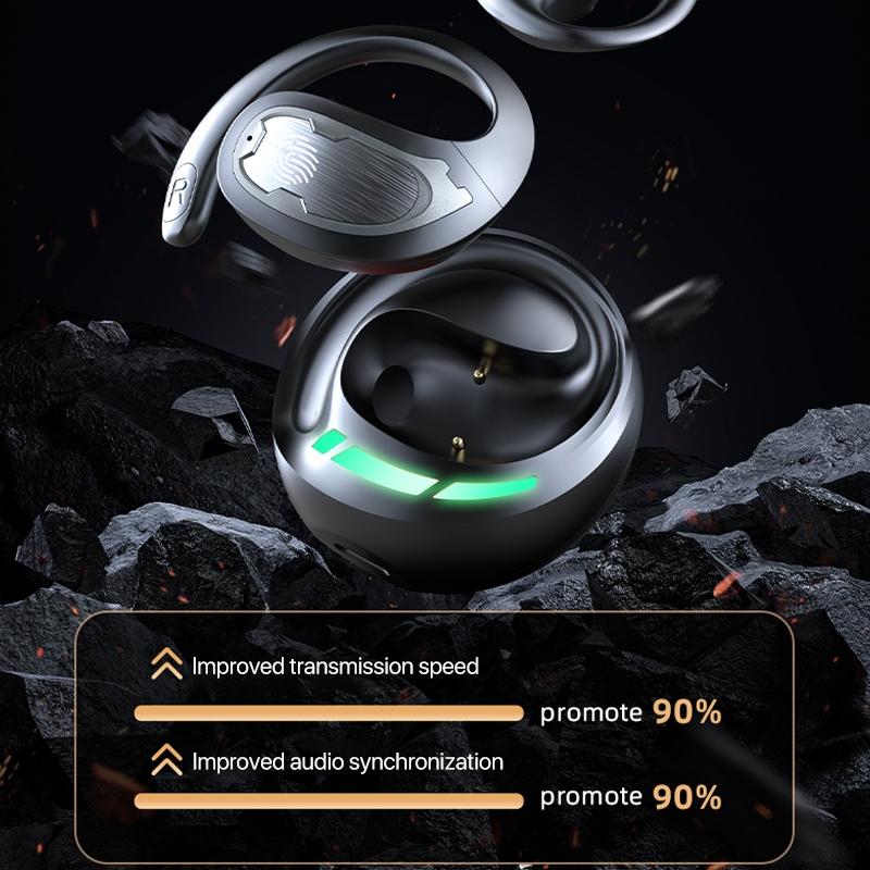 V562-B102319600ADE-202505261731-07 Wireless Bluetooth Earphones for Mechanical Planet - Ear-mounted - Black - Image 8