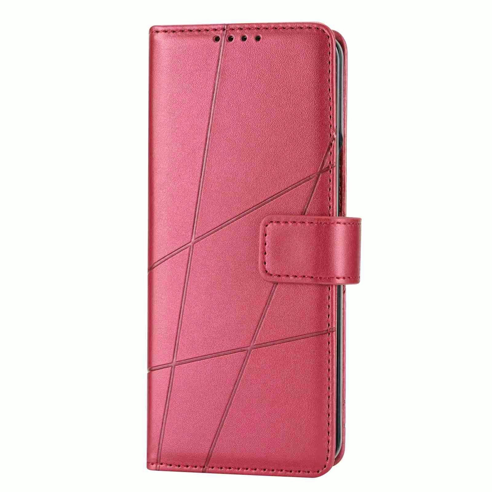 V562-B102570600ADE-202505221907-09 For Samsung Galaxy Z Fold4 5G Embossed Pu Leather Phone Case - Black - Image 10
