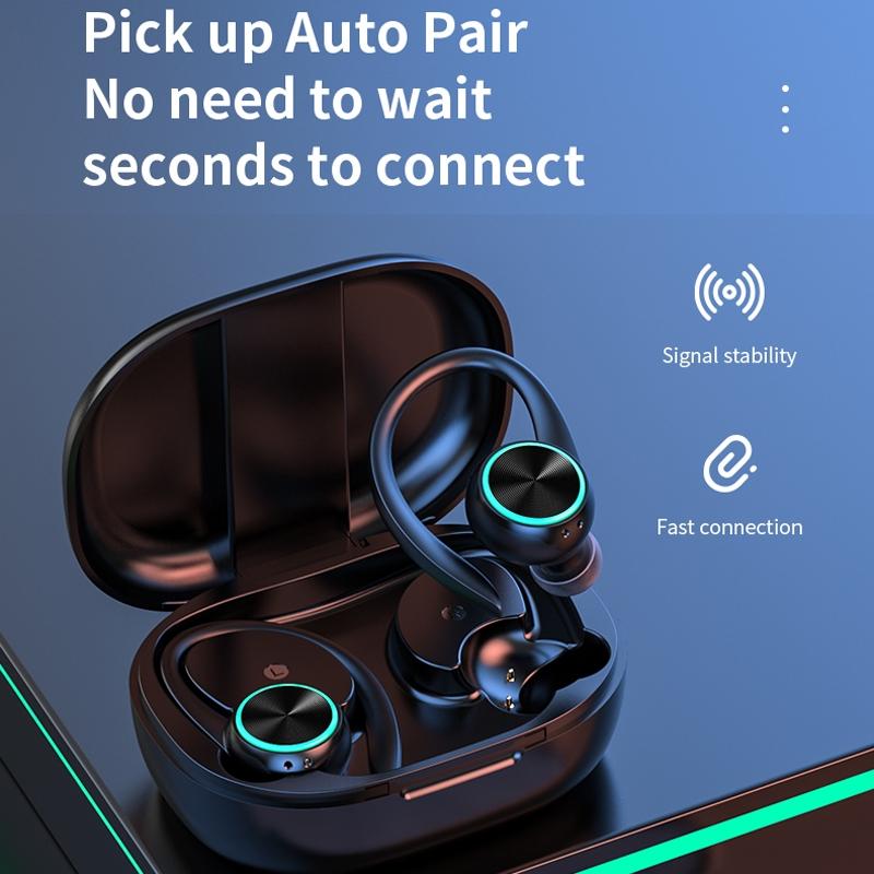 V562-B1033053060DBT-202505222027-04 Wireless Bluetooth Earphones with Charging Bin and Digital Display - White - Image 5