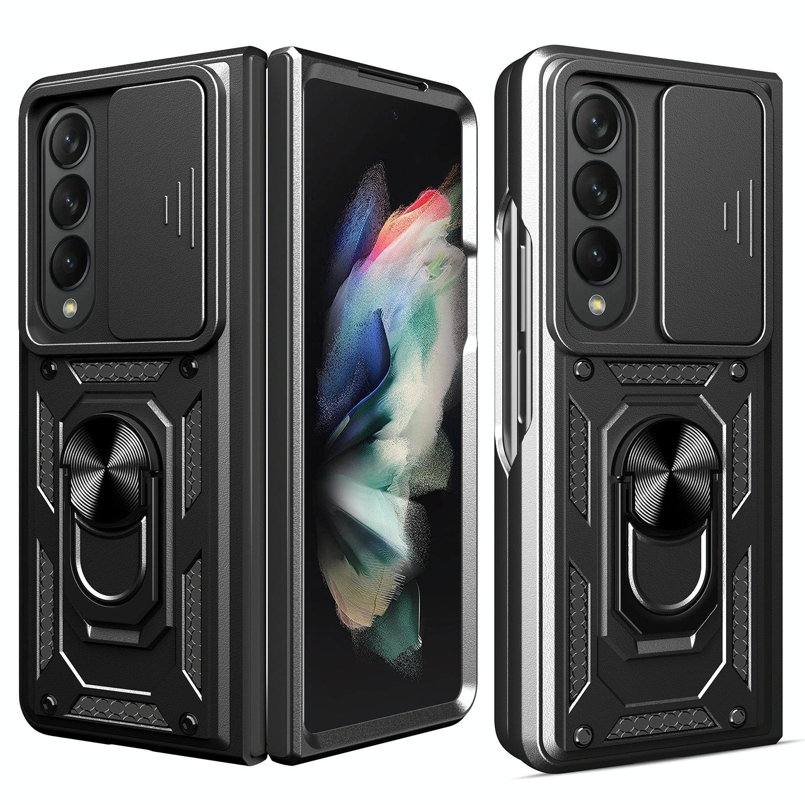 V562-B103736300ADE-202505291242-02 For Samsung Galaxy Z Fold4 5G Camshield Lanyard Case With Slide Ring - Image 3