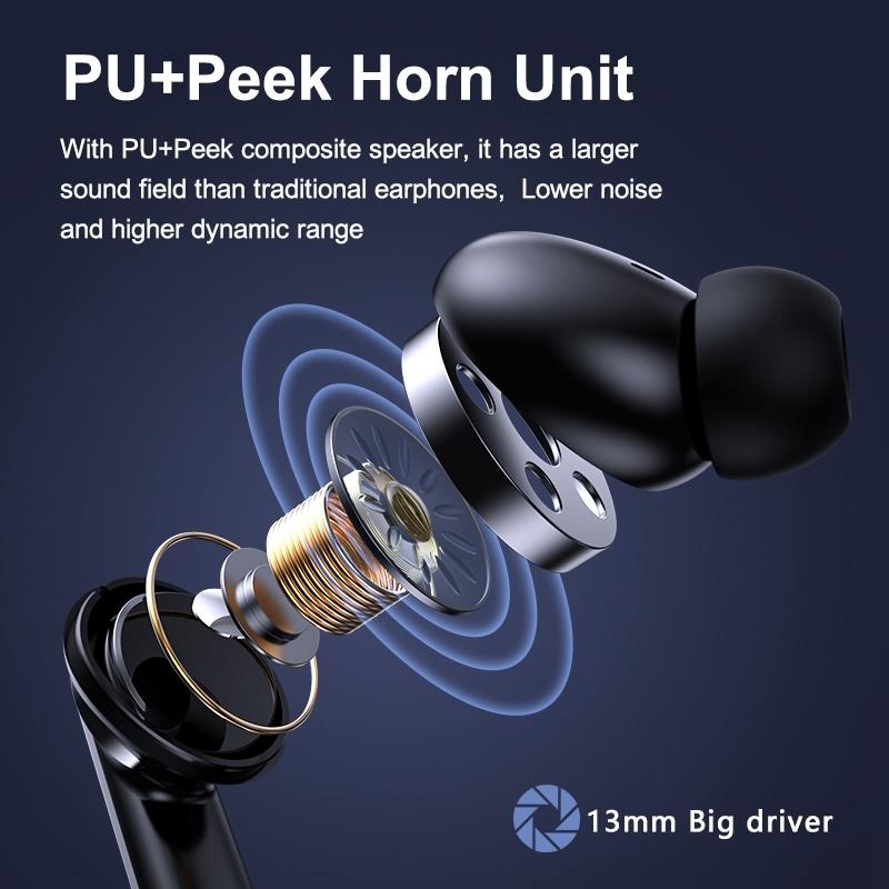 V562-B105185600ADE-202505222017-05 Wireless Anc Bluetooth Earphones - Active Noise Reduction - White - Image 6