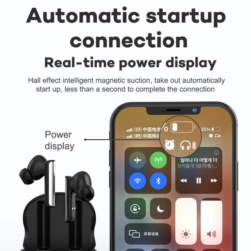 V562-B105185600ADE-202505222017-06 Wireless Anc Bluetooth Earphones - Active Noise Reduction - White - Image 7