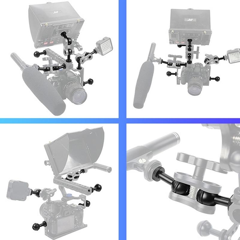 V562-B1053752060DBT-202502241630-06 Adjustable Ball Head Adapter for Underwater Photography Lights - 1/4 Inch Black - Image 7