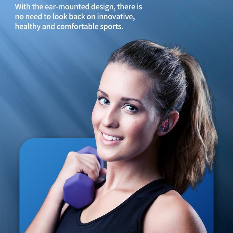 V562-B1055053060DBT-202505261728-09 Wireless Bluetooth Earphones with Charging Case - F8 - Blue Single Ear - Image 10