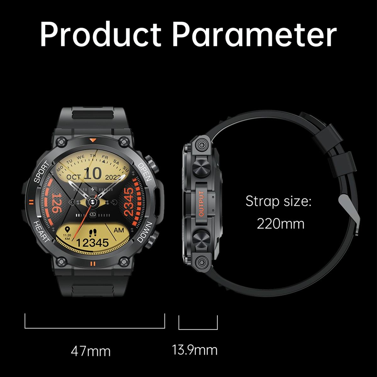 V562-B105822400ADE-202504252215-12 Smart Heart Rate And Blood Pressure Wristband - Monitor - Khaki - Image 13