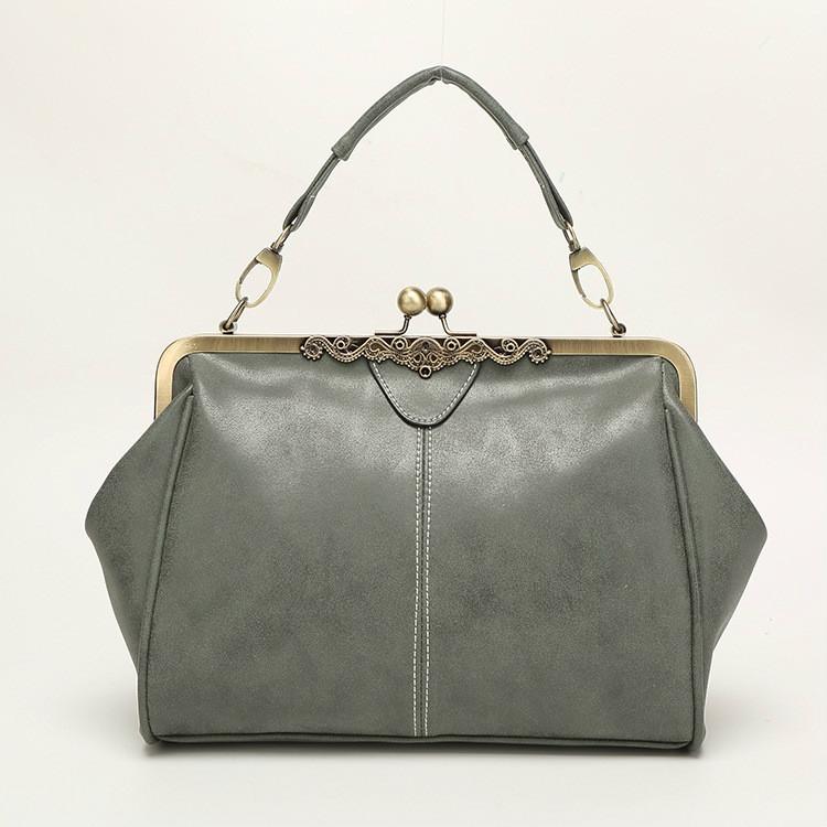 V562-B105938980DBT-202505191440-00 Retro Shoulder Bag For Women Messenger Style - Green - Image 1