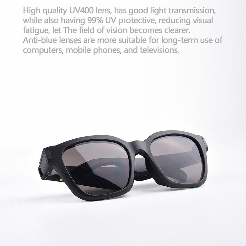 V562-B1060668450DBT-202505261808-13 Waterproof Bluetooth Glasses Earphone - Mini Binaural Smart Call - Blue - Image 14