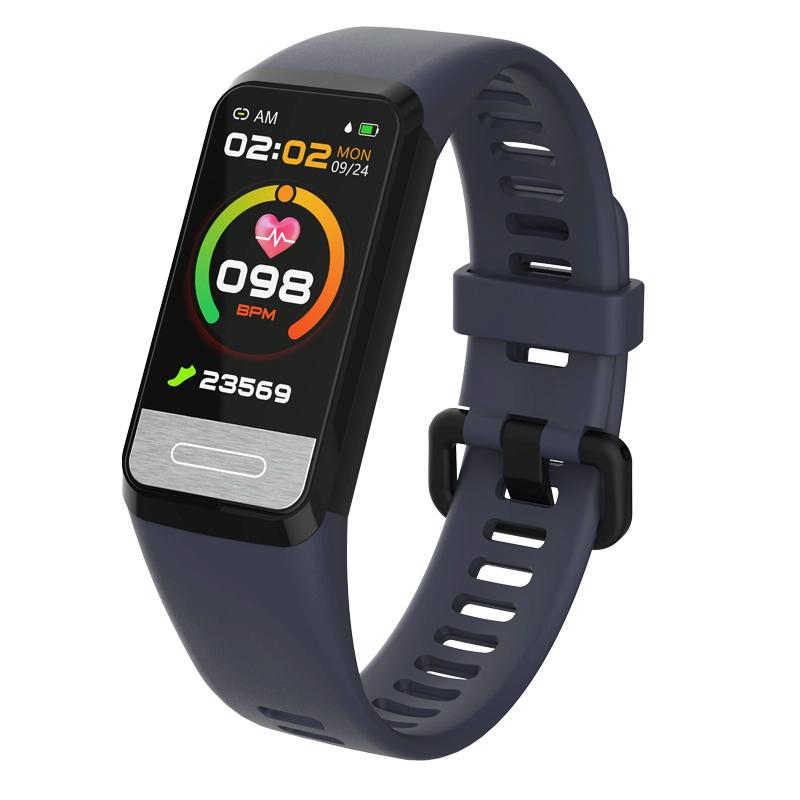 V562-B106452600ADE-202504252151-00 Smart Bracelet With Blood Oxygen Monitoring And Tft Hd Screen - Blue - Image 1