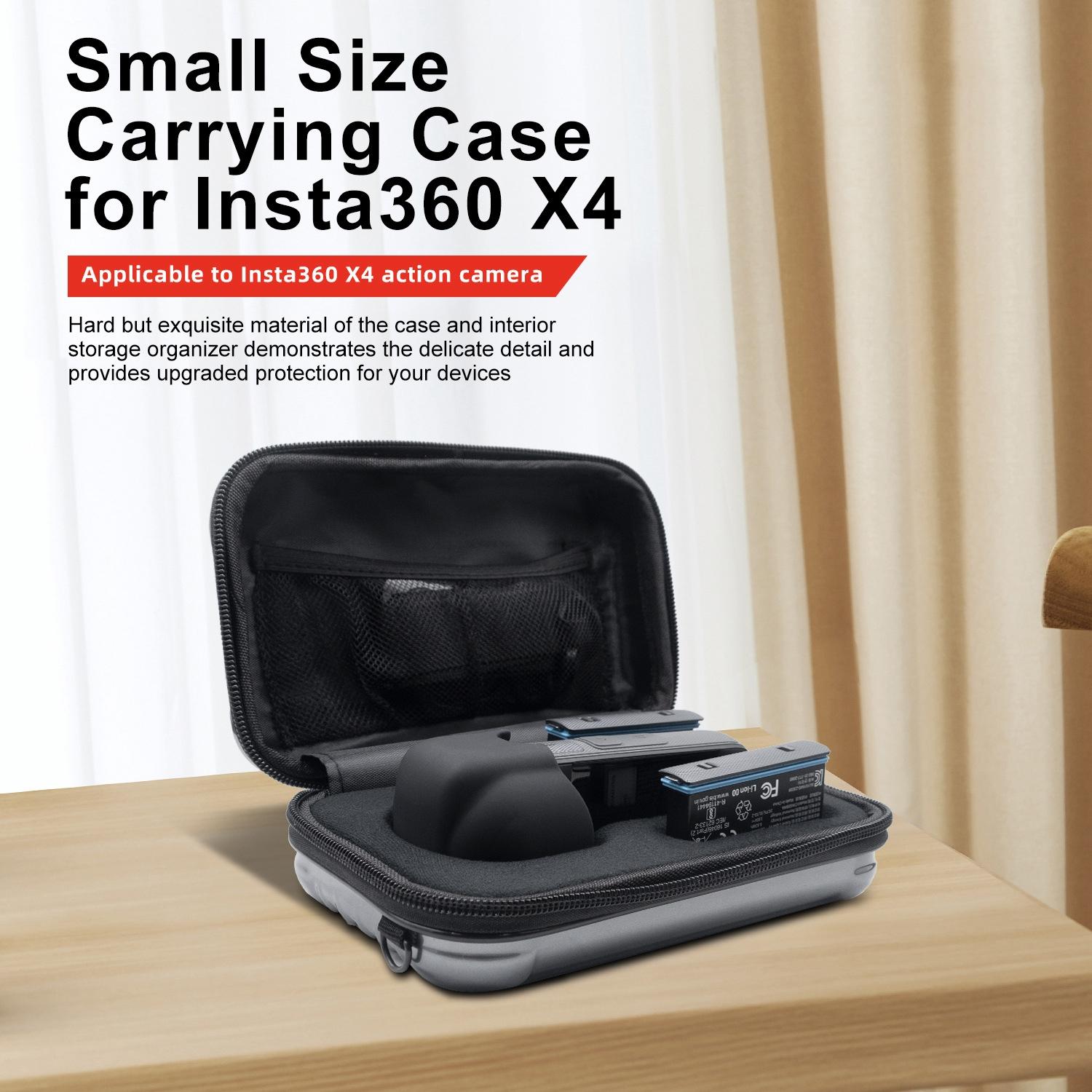 V562-B1067174060DBT-222255-03 Hard Shell Storage Bag for Insta360 X4 Camera - Yellow - Image 4